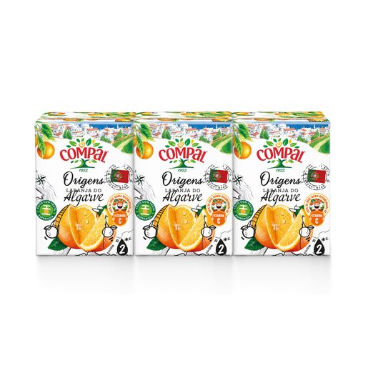 COMPAL Néctar Clássico de Laranja Do Algarve 3x200 ml