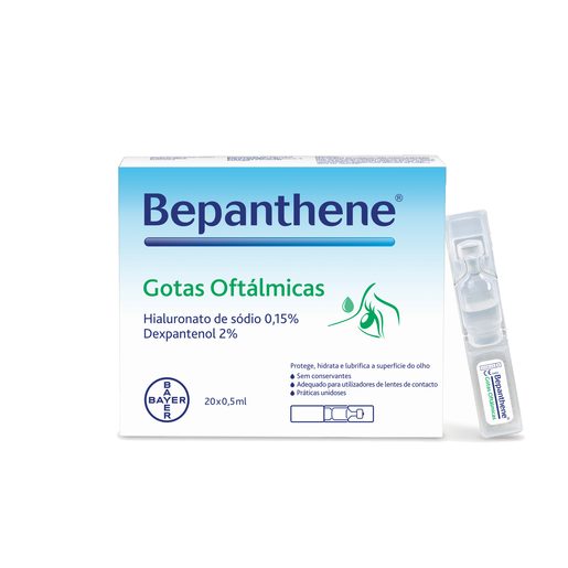 BEPANTHENE Gotas Oftálmicas 0,5 ml 20 un