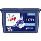 SKIP Detergente Máquina Roupa Cápsulas 3 em 1 Active Clean 42 lv