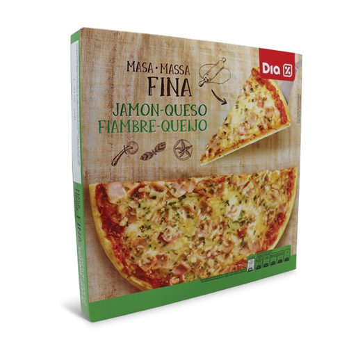 DIA Pizza Queijo E Fiambre 350 g