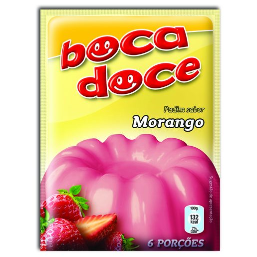 BOCA DOCE Pudim Morango 22 g