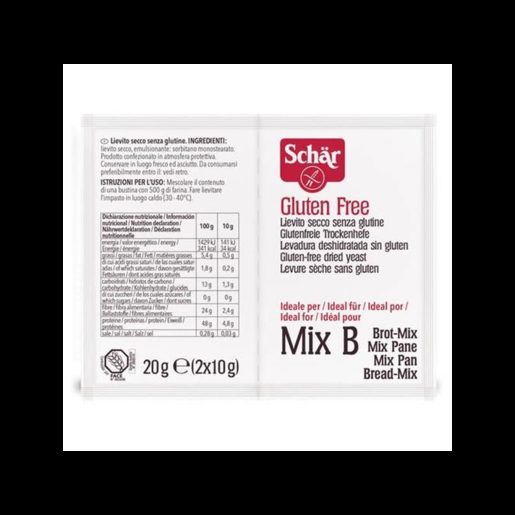 SCHAR Fermento sem Glúten (Ideal para Mix) 2x10 g